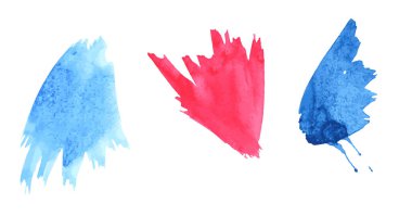 Kelebek renkli iz sıçrama koleksiyonu seti