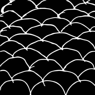 Siyah ve beyaz soyut el çizimi. Çizgilerle sonsuz desen. Tasarım ve dekorasyon için şablon