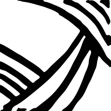 siyah ve beyaz soyut el çizimi dokusu.