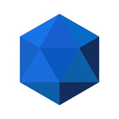 Düz bir şekilde elmas vektör çizimi. Beyaz arkaplanda elmas taşlar.