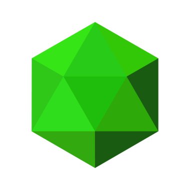 Düz bir şekilde elmas vektör çizimi. Beyaz arkaplanda elmas taşlar.