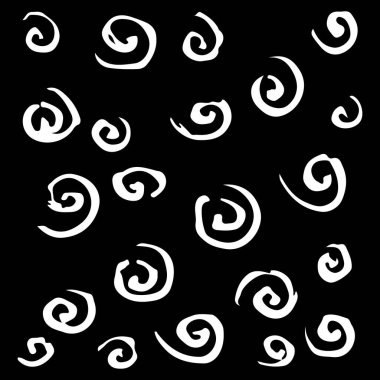 siyah ve beyaz soyut el çizimi dokusu.