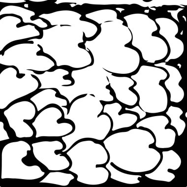 siyah ve beyaz soyut el çizimi dokusu.