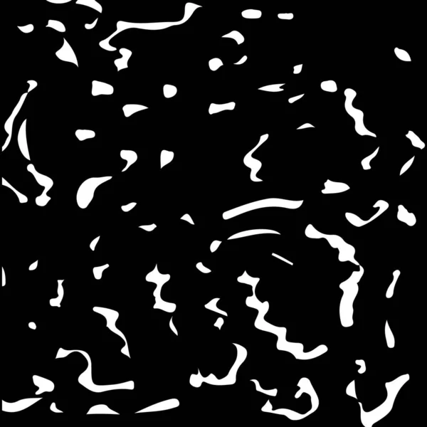 Textura Dibujada Mano Abstracta Blanco Negro — Vector de stock