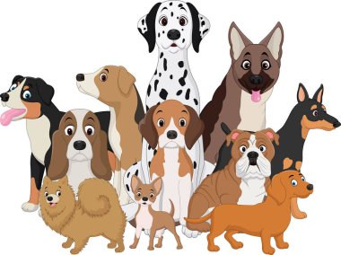 Komik köpekler çizgi film dizi