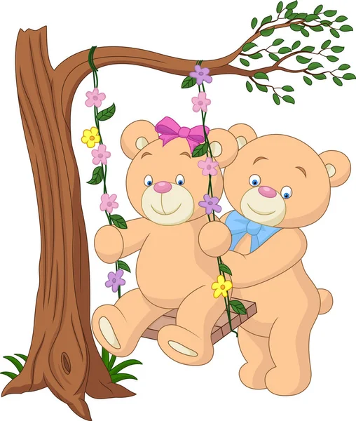 Osos Blancos Realistas Pareja Ositos Novios Heunec 30cm Novia