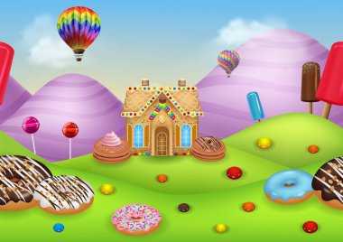 Candyland zencefilli ev ile