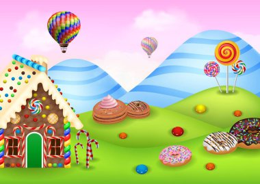 Candyland zencefilli ev ile