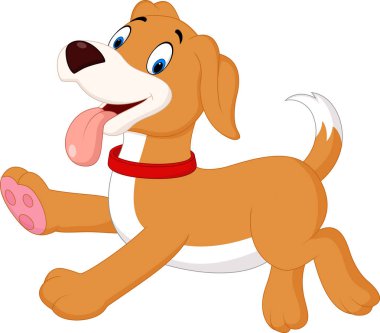 mutlu köpek çizgi film