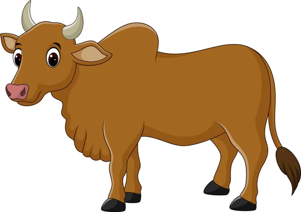 Αγελάδα χαρακτήρα κινουμένων σχεδίων — Διανυσματικό Αρχείο