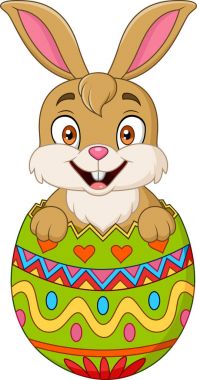 Paskalya tavşanı yumurtadan çıktı 