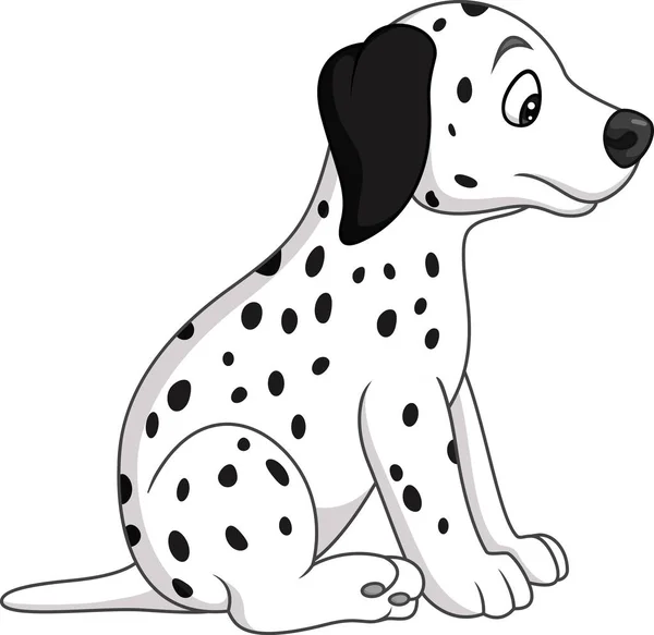 Bebê Dalmatian Raça Cão — Vetor de Stock