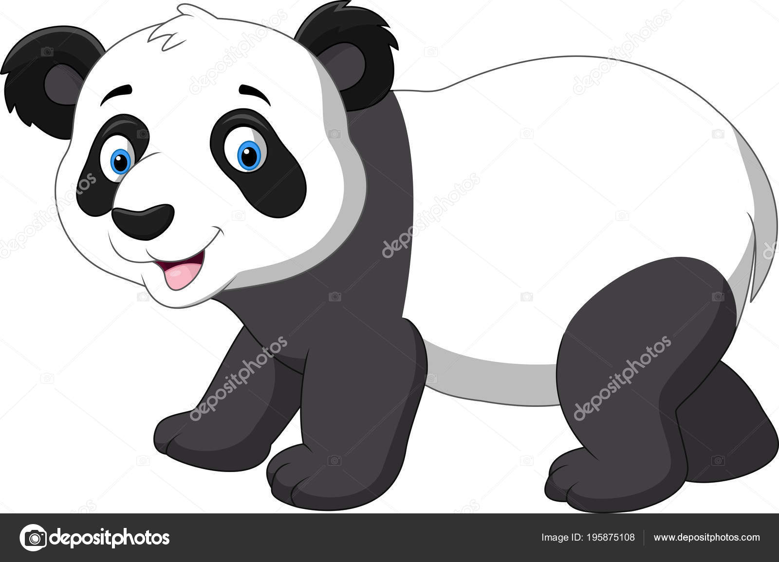 Cute Baby Panda Cartoon Vector Image By C Tigatelu Vector Stock