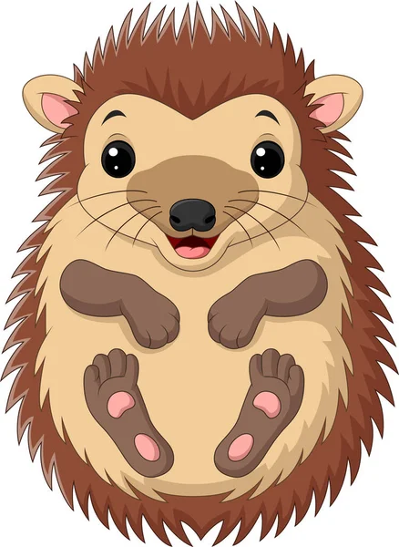 Vektor Illustration Von Cartoon Baby Braunbär Sitzt — Stockvektor