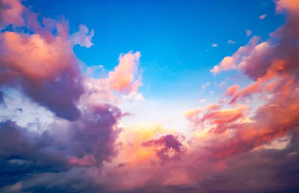 Фантастическое облачное небо Стоковое Изображение