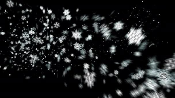 Flocons de neige Transition 3D 