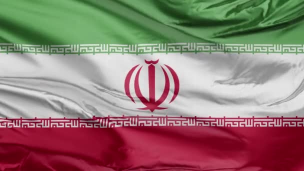 Zászló Iran Realistic — Stock videók
