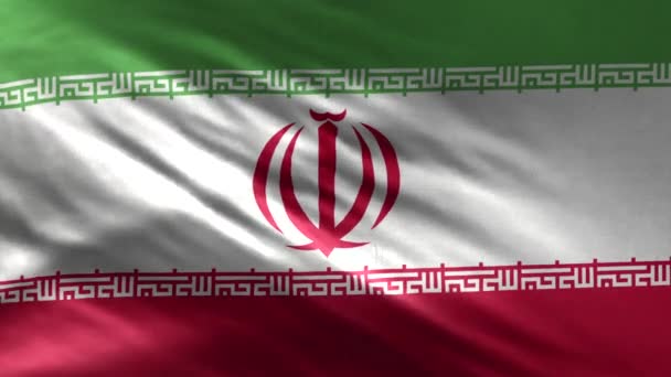 Drapeau de l'Iran Boucle 3D 