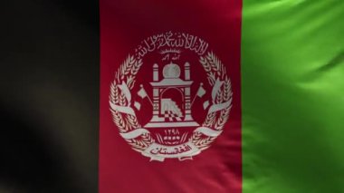 Afganistan Bayrağı 3d Döngü