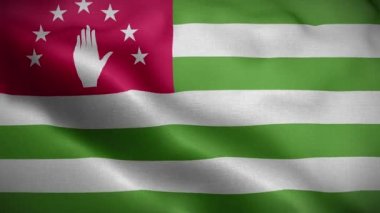 Abhazya 3d Döngü Bayrağı