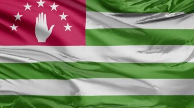 Abhazya Gerçekçi 3D Bayrağı