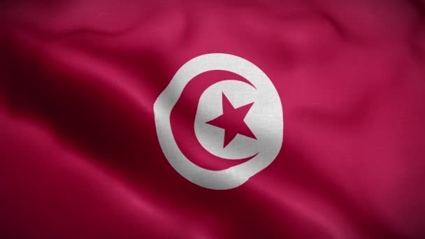 Drapeau Tunisie Loop — Video