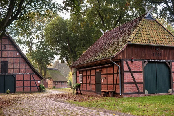 Schneverdinge, Allemagne - 10 octobre 2016 : Musée du Village Heimathaus De Theeshof . — Photo