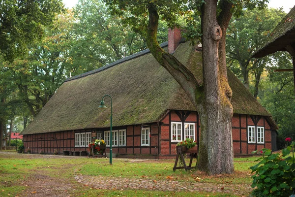 Schneverdinge, Germany - October 10, 2016: Village Museum Heimathaus De Theeshof. — Stock Photo, Image