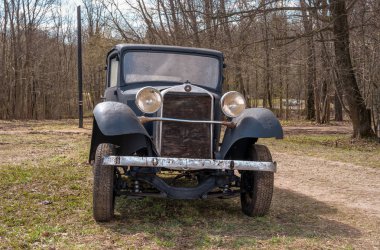 Gatchina, Rusya - 7 Mayıs 2017: Savaş İkinci Dünya Savaşı tarihi imar.