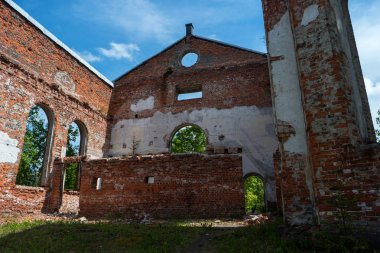 Harabeler, Lutheran Kilisesi, St. Yakkim Lahdenpohja içinde. Karelya, Rusya Cumhuriyeti.