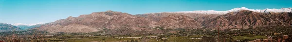 Panorama of Ojai Valley and surrounding mountains and farmlands — 스톡 사진