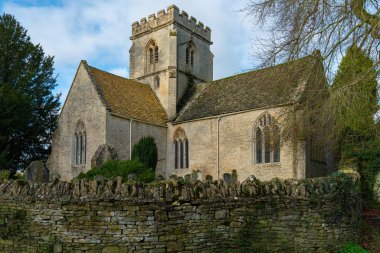 Eynsham-İngiltere-12 Ocak 2020: St Kenelm Kilisesi Witney