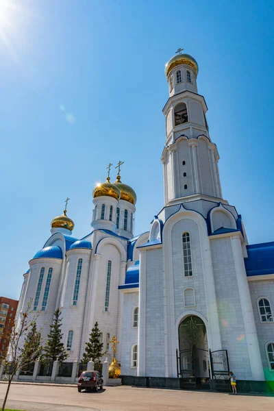 Nur-Sultan Orthodoxe Kathedraal 37 — Stockfoto
