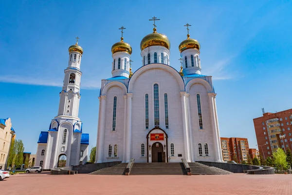 Chernivtsi Holy Ascension Banchensky Monastery Church With Blue