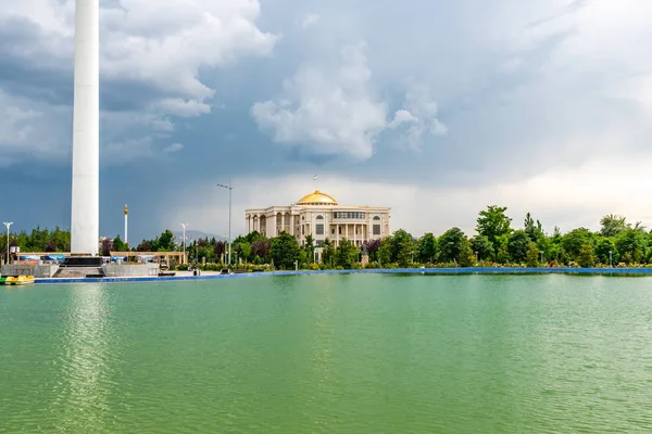Vlaggenpark Dushanbe 18 — Stockfoto