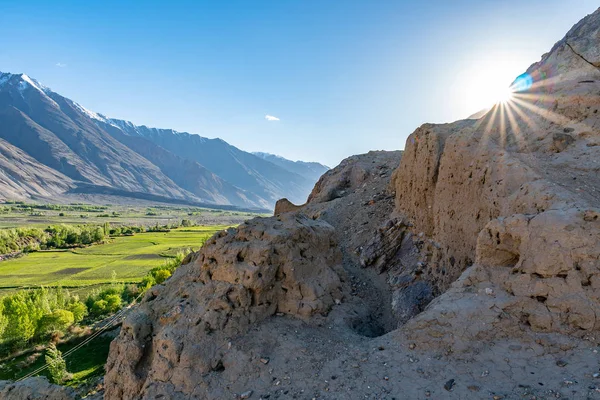 Estrada Pamir Fortaleza de Khakha 101 — Fotografia de Stock