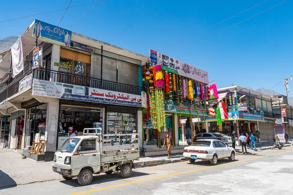 Calle Gilgit Bazaar 16 — Foto de Stock