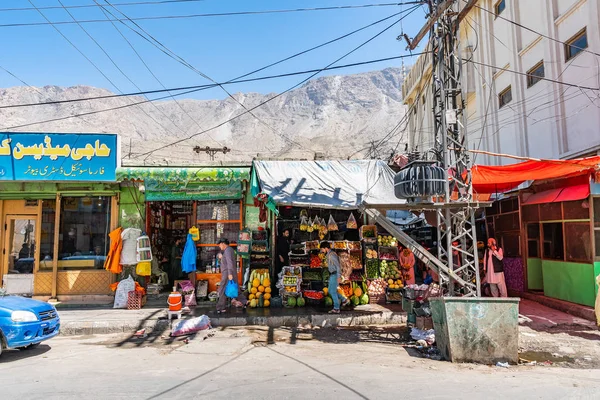 Calle Gilgit Bazaar 24 — Foto de Stock