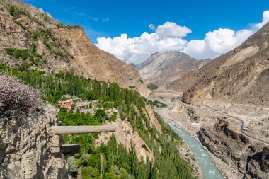 Karimabad Hunza Valley 50 clipart