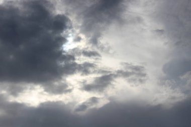 Yaz günü gökyüzü bulutlu gün sezonu, arka plan