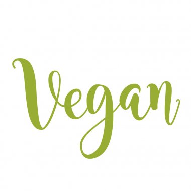 Vegan simgesi yeşil