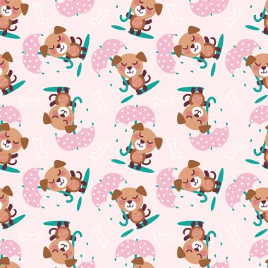 Sevimli köpek yavrusu desen