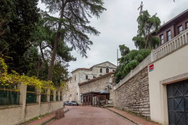 Balat, Fatih, İstanbul / Türkiye - 13 Ocak 2020: St. George Patriklik Kilisesi, Konstantinopolis Ekümenik Ortodoks dış görünümü