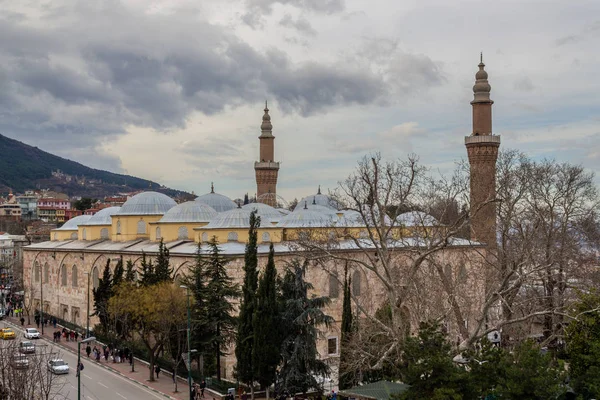 Mešita Ulu Ulu Cami Bursa Pohled Zevnějšku Turecka — Stock fotografie