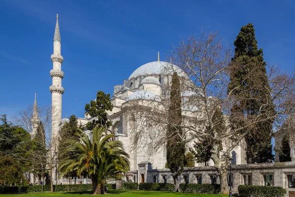 Mezquita Suleymaniye Estambul Fue Construido Por Arquitecto Sinan Mimar Sinan — Foto de Stock