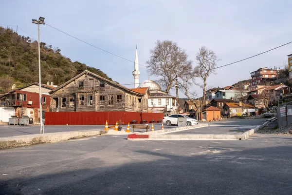 Деревня Гарипче Сариер Стамбул Турция Апреля 2020 Года Вид Рыбацкого — стоковое фото