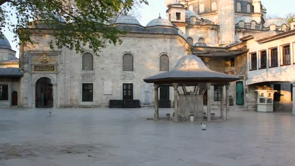 Vista Mesquita Eyup Sultan Istambul Turquia — Vídeo de Stock
