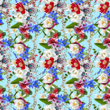 Kış ve yaz tasarımı polka nokta gradyan renkli çiçek desenleri için kullanışlı 