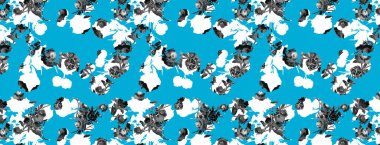 kış ve yaz tasarımı renkli çiçek desenleri için kullanışlı 