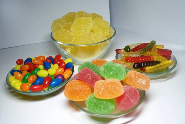 砂糖とカーメルのマーマレード菓子 — ストック写真